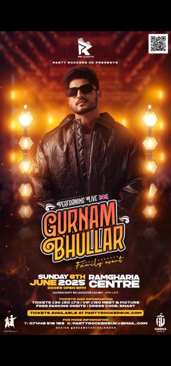 Gurnam Bhullar - Live in Concert Leicester (POSTPONED)